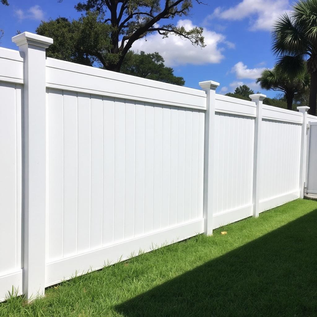 Hialeah Vinyl Privacy Fence Concept — illustrative concept, after