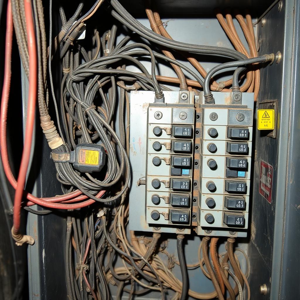 Aventura Electrical Panel Cleanup Concept — illustrative concept, before
